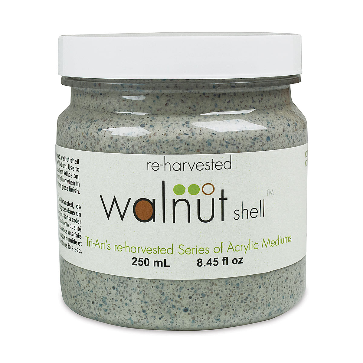 Tri-Art Re-Harvested Acrylic Medium - Walnut Shell, 250 ml