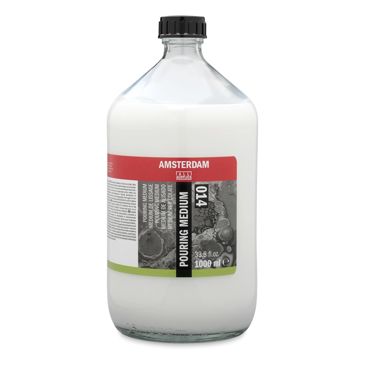 Amsterdam Acrylic Pouring Medium - 1000 ml, Bottle Amsterdam Acrylic Pouring Medium - 1000 ml, Bottle