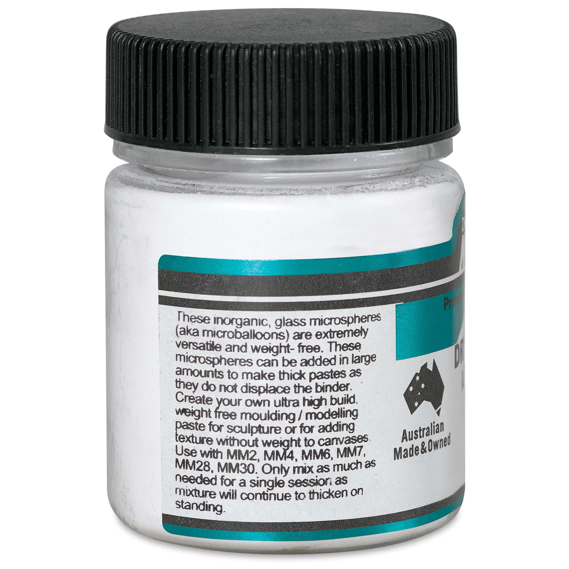 Matisse Dry Medium Microspheres - 40 ml - side view