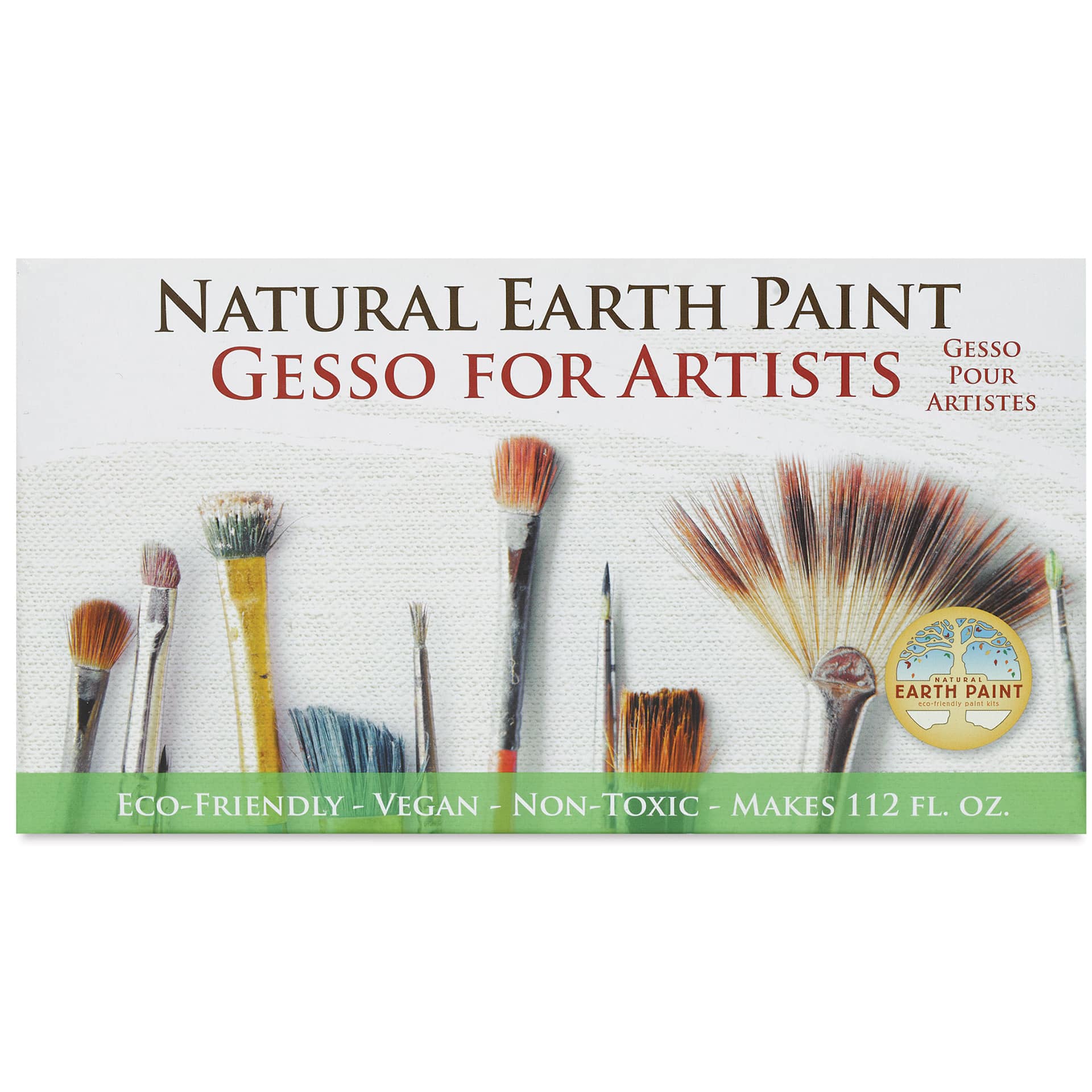 Natural Earth Paint Artists' Gesso Kit (front of packaging) Natural Earth Paint Artists' Gesso Kit (front of packaging)