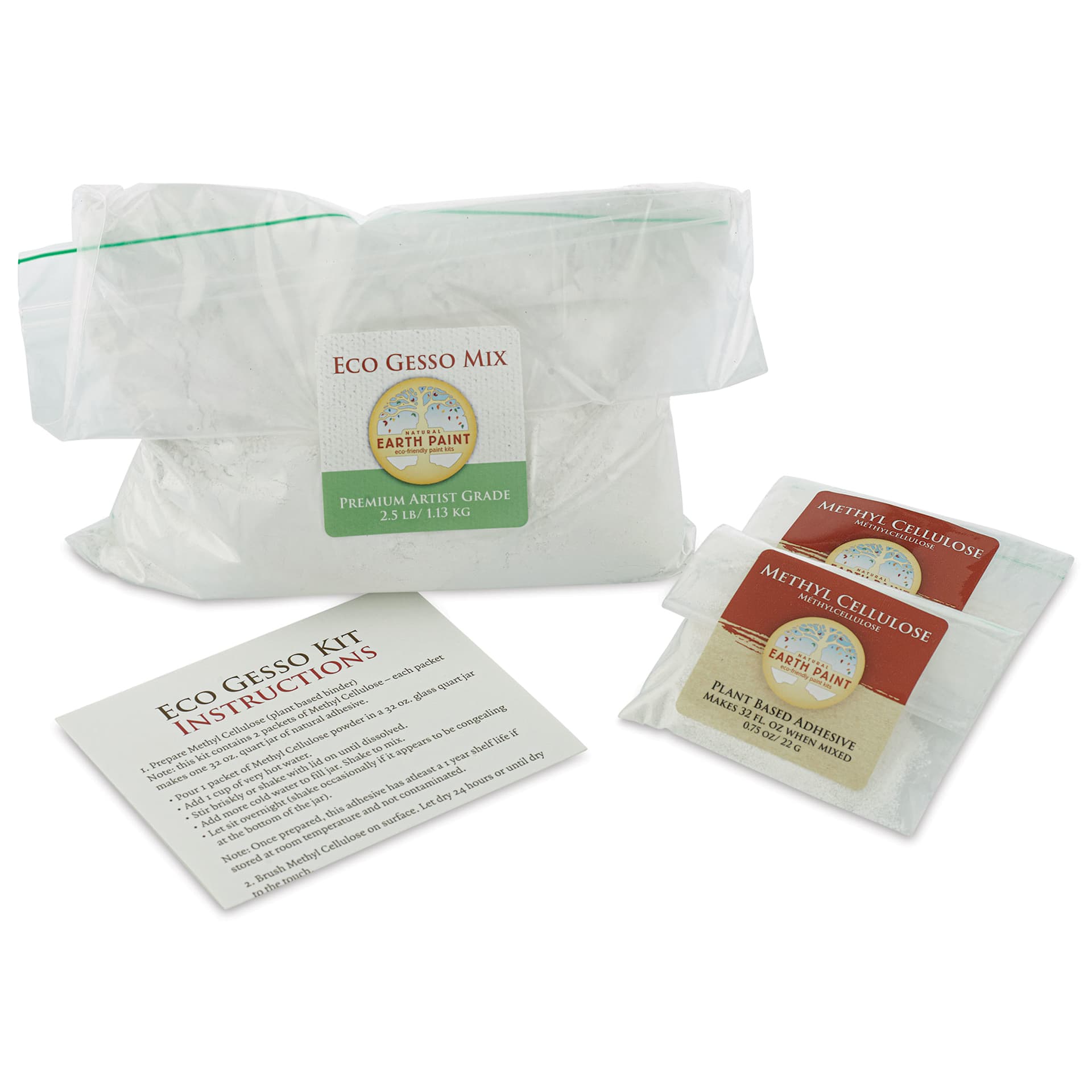 Natural Earth Paint Artists' Gesso Kit (contents) Natural Earth Paint Artists' Gesso Kit (contents)