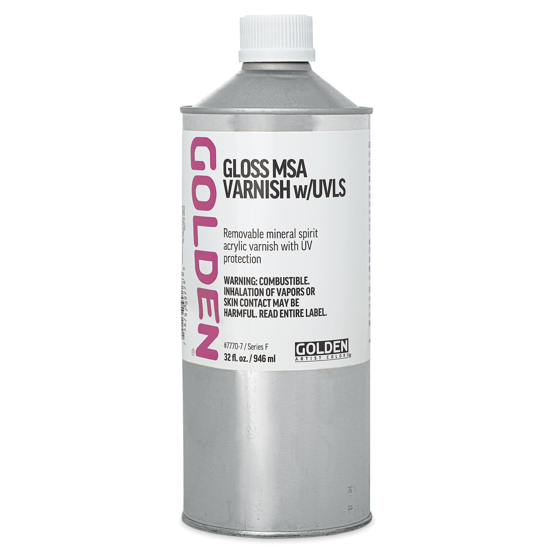 Golden MSA Varnish with UVLS - Gloss, 32 oz