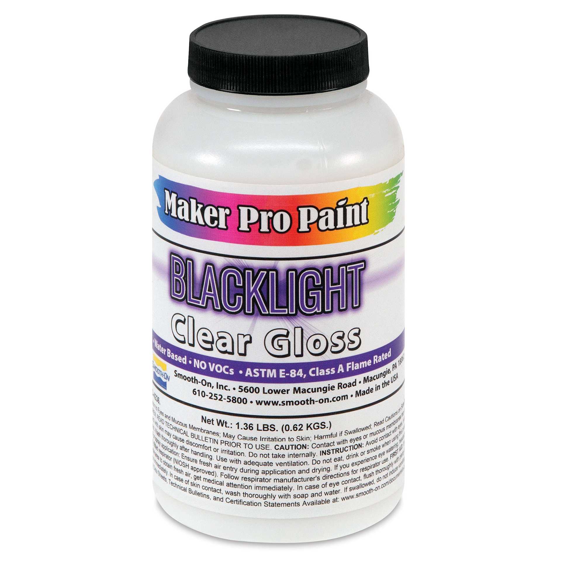 Smooth-On Maker Pro Blacklight Top-Coating Medium - Gloss, 16 oz
