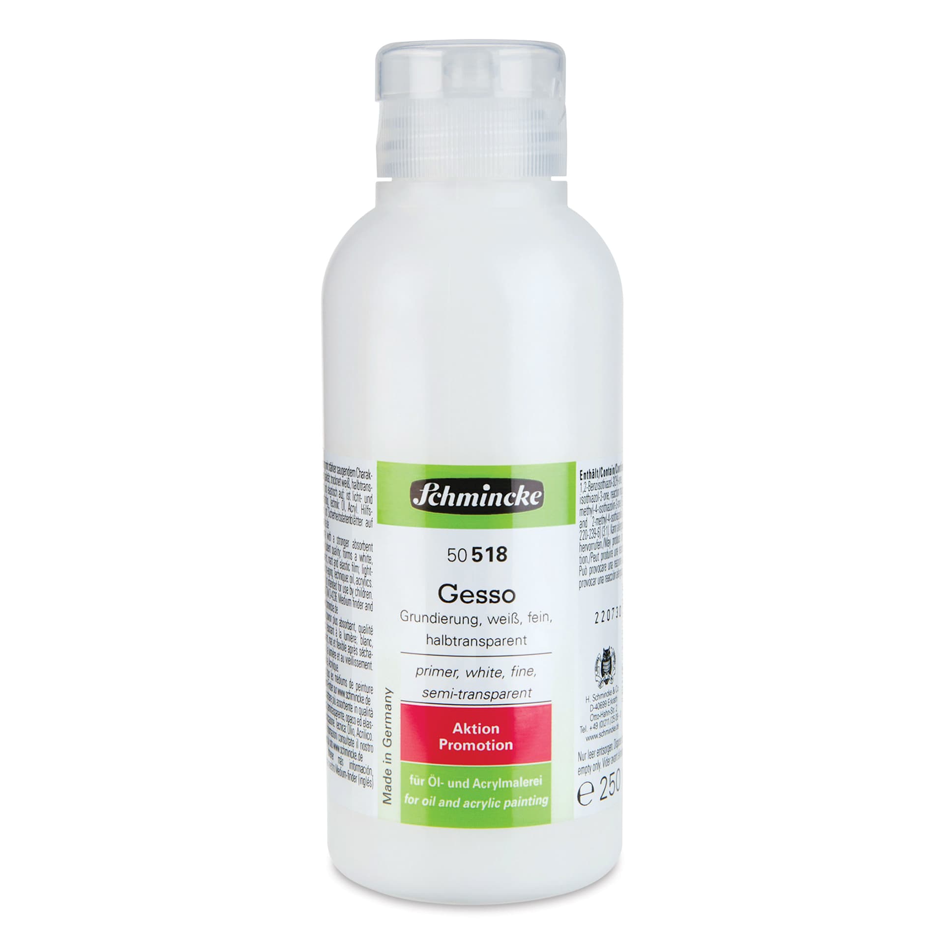 Schmincke Acrylic Gesso - 250 ml Schmincke Acrylic Gesso - 250 ml