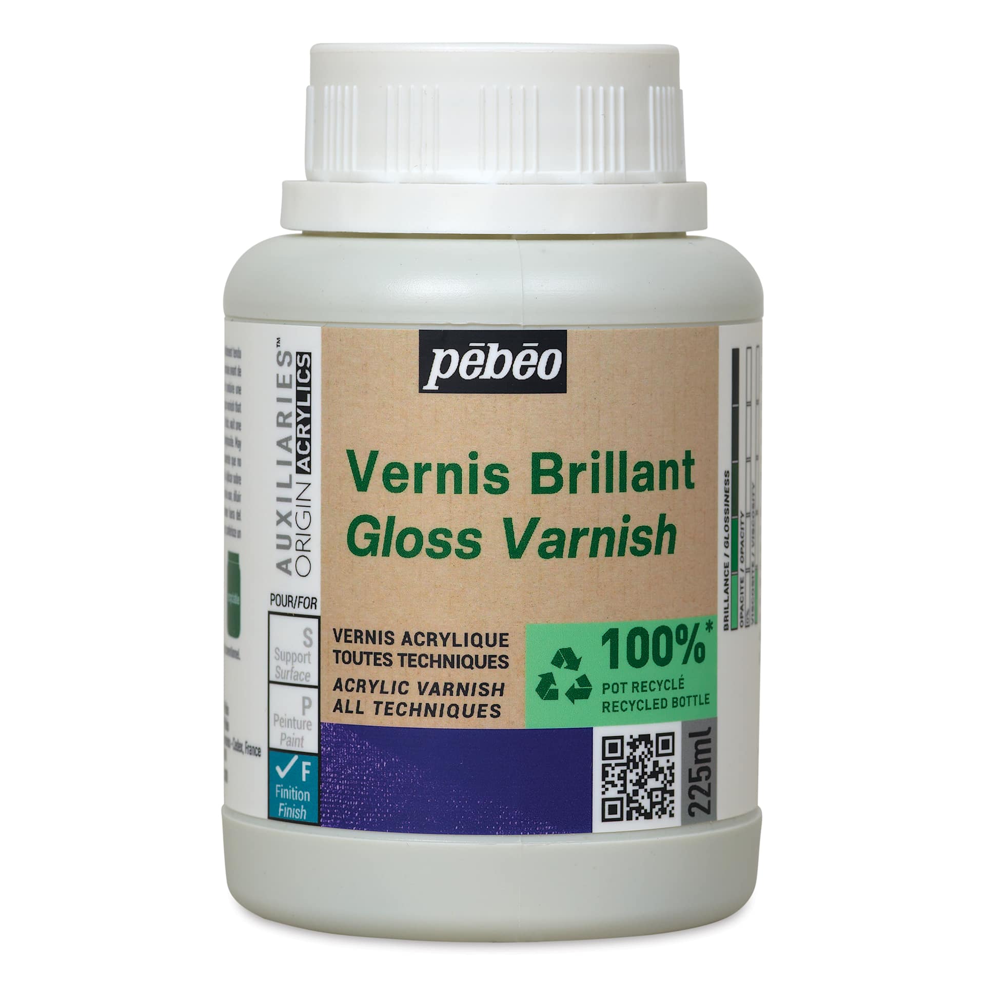 Pebeo Origin Acrylic Varnish - Gloss, 225 ml Pebeo Origin Acrylic Varnish - Gloss, 225 ml