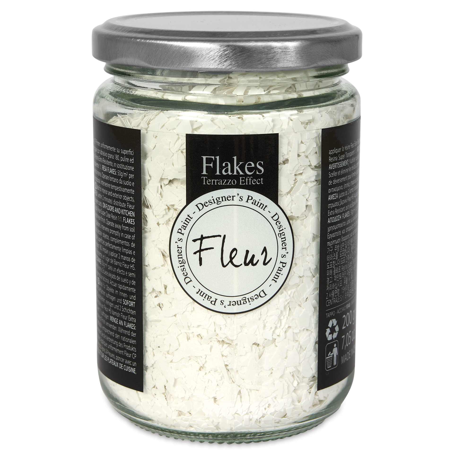 Fleur Terrazzo Effect Flakes - Moonstone, 200 g
