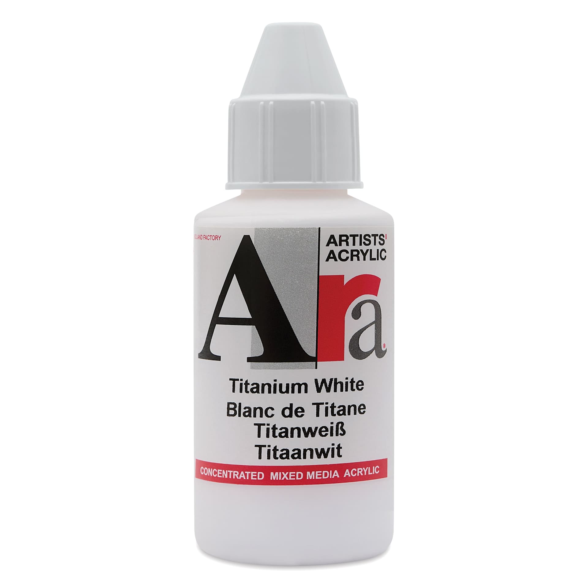 Ara Artists’ Acrylic Paint - Titanium White, 100 ml bottle