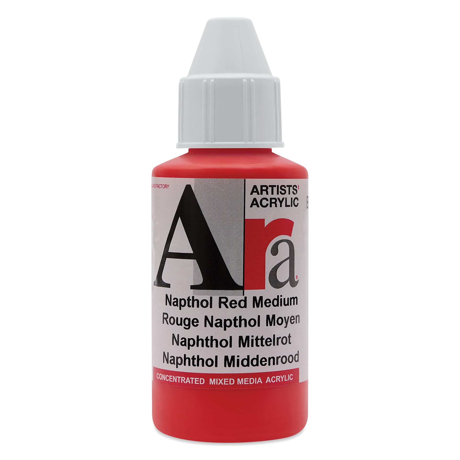 Ara Artists’ Acrylic Paint - Naphthol Red Medium, 100 ml