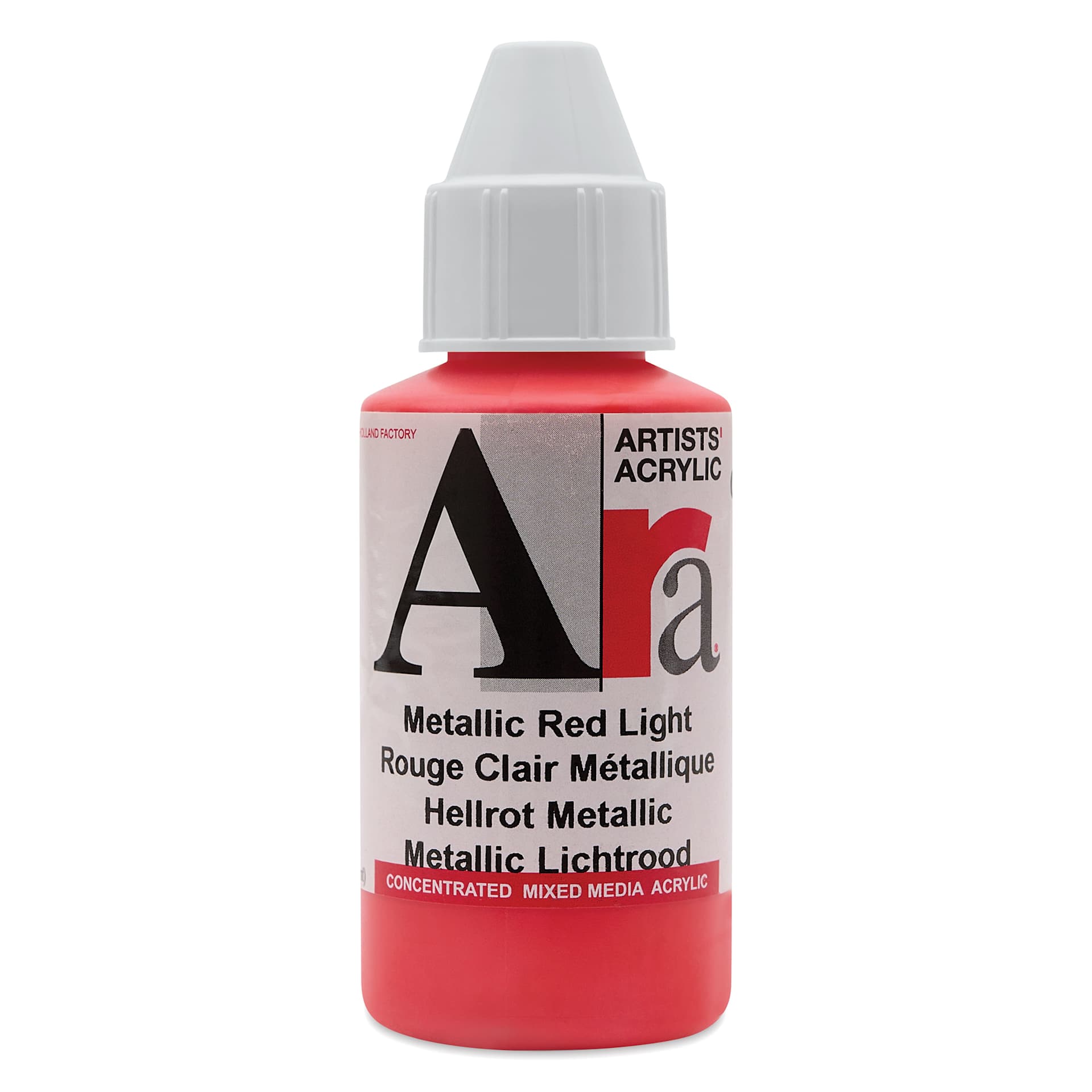 Ara Artists’ Acrylic Paint - Metallic Red Light, 100 ml