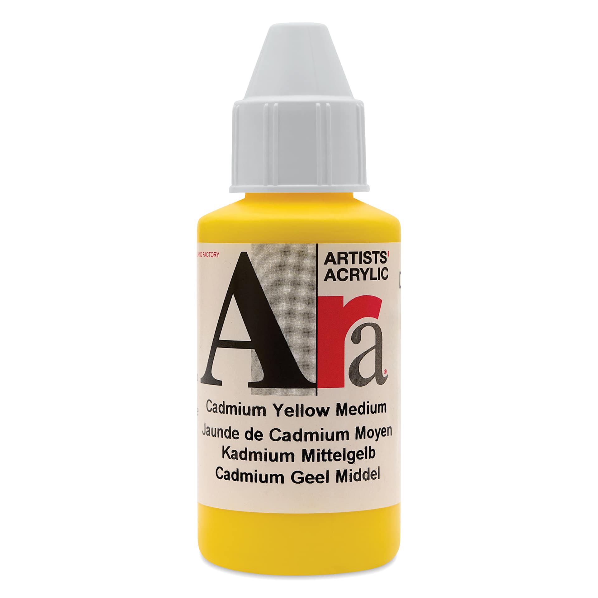 Ara Artists’ Acrylic Paint - Cadmium Yellow Medium, 100 ml