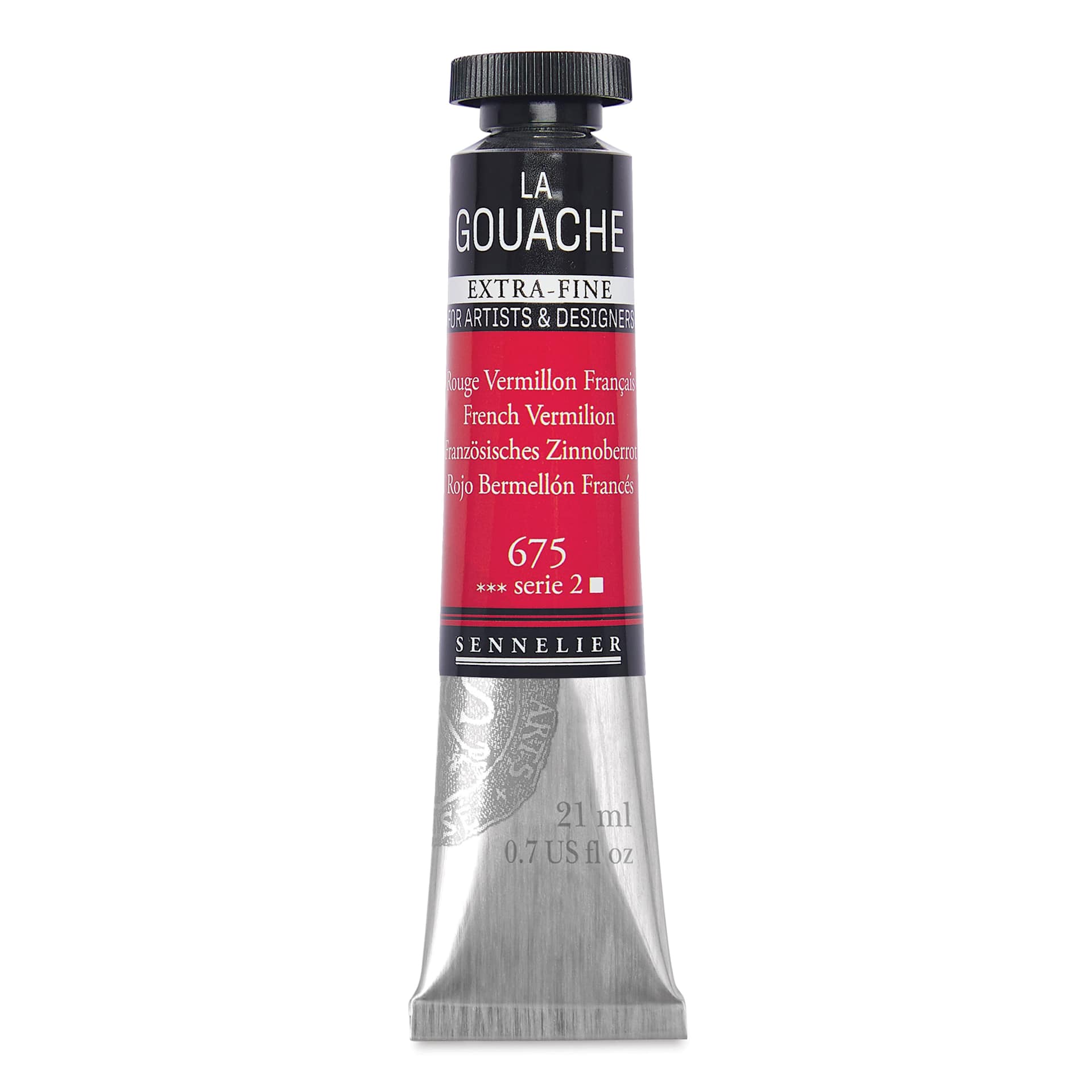 Sennelier Extra Fine Gouache - French Vermilion, 21 ml Tube