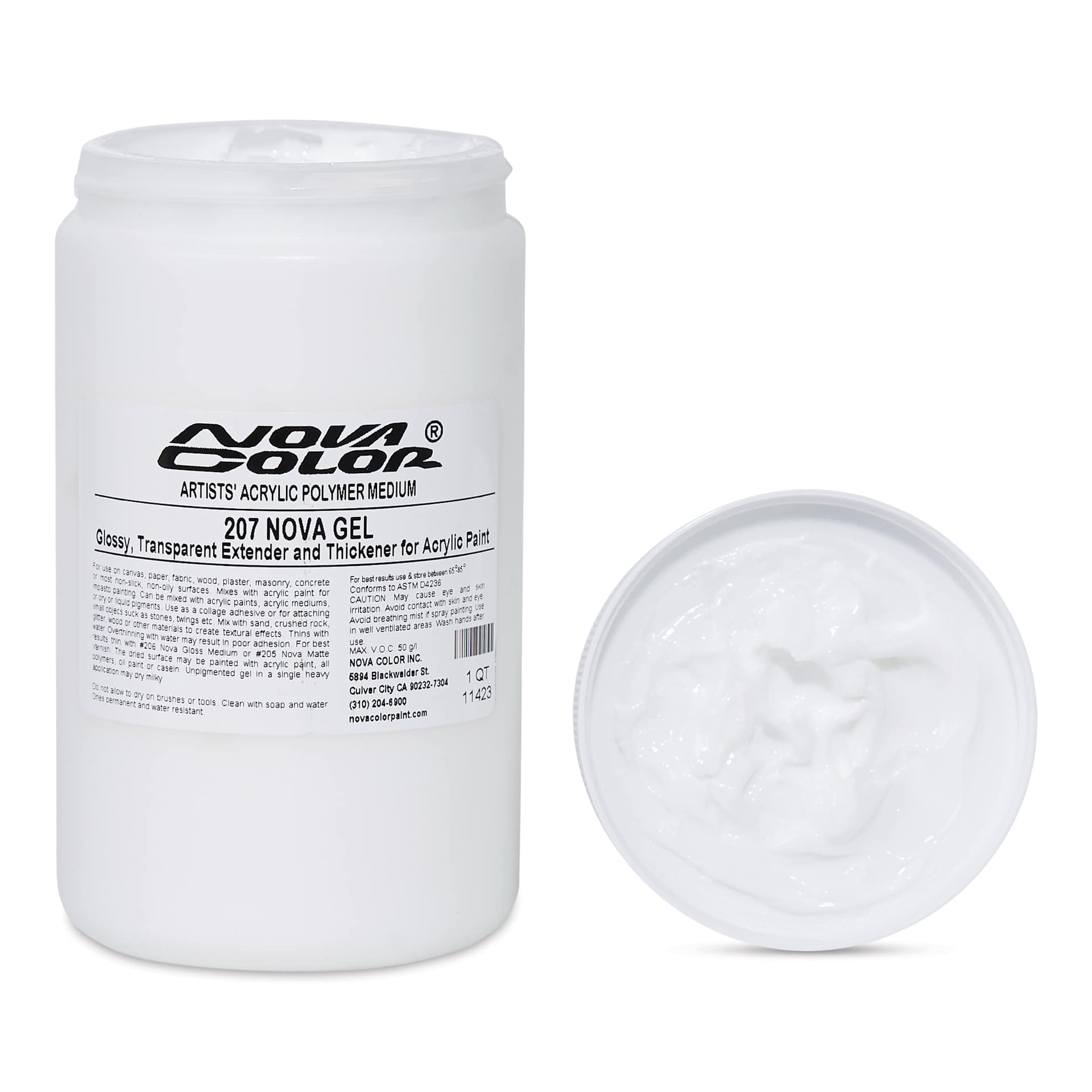 Nova Color Nova Gel Acrylic Medium - Glossy, 32 oz
