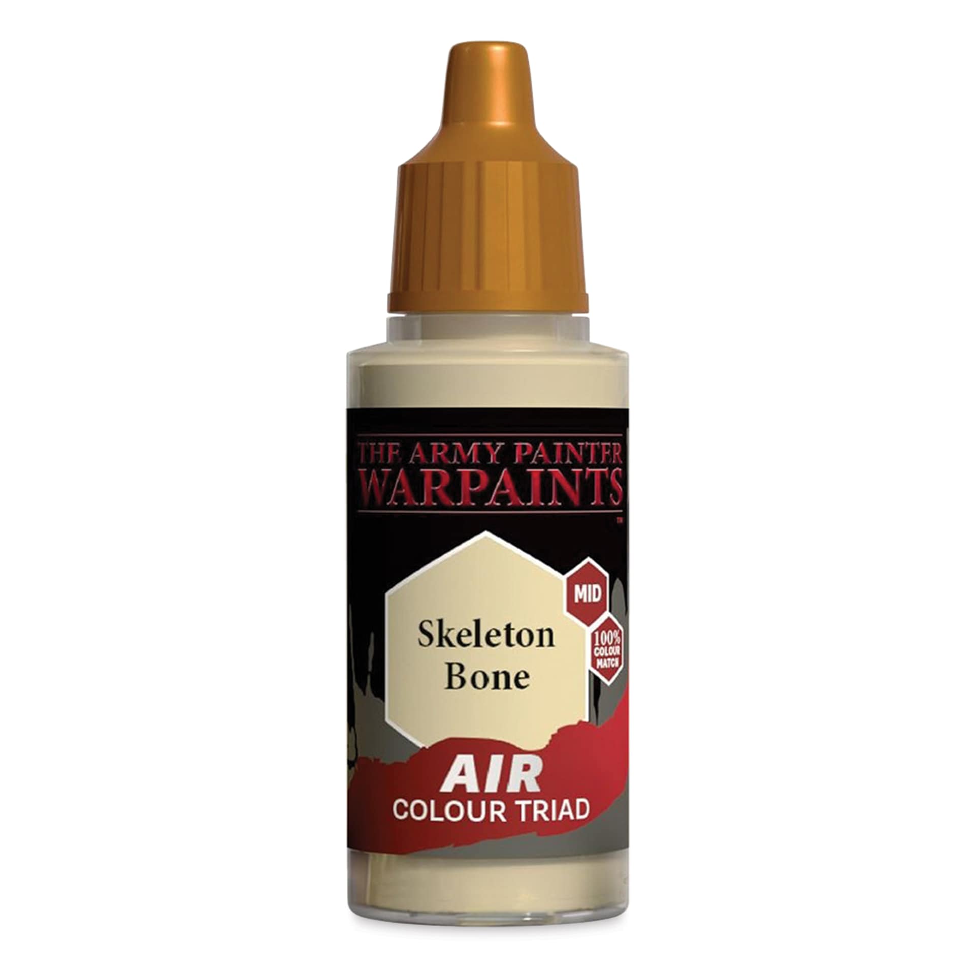 The Army Painter Warpaints Air Acrylic Airbrush Paint - Skeleton Bone, 18 ml bottle