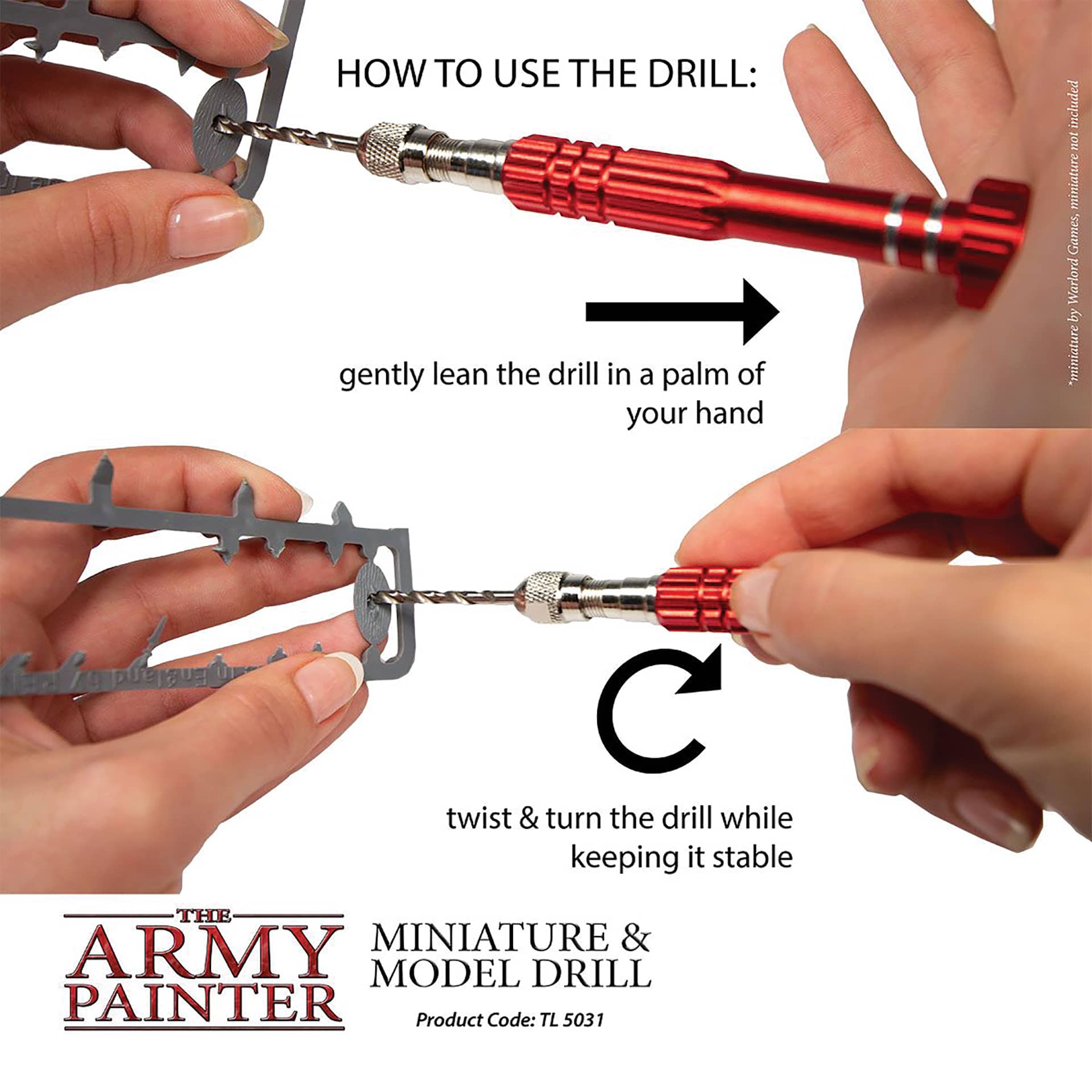 The Army Painter Miniature & Model Drill Set - Set of 4 instructions