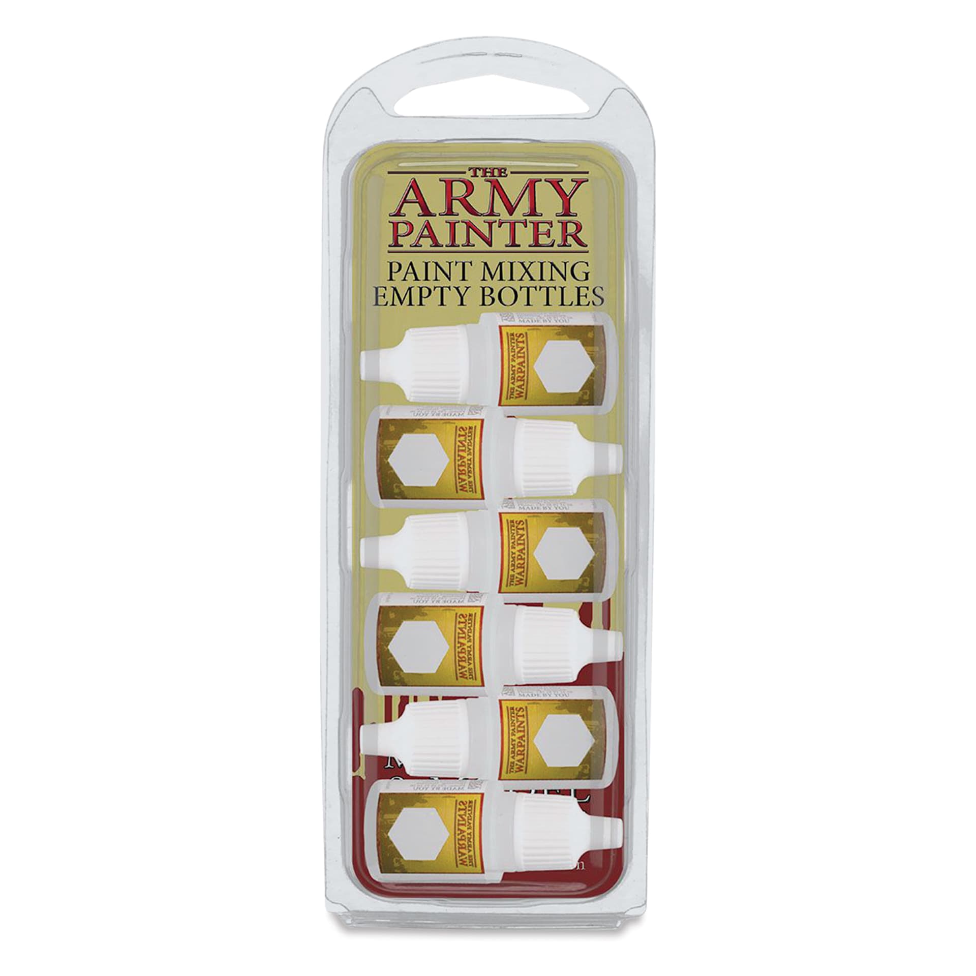 The Army Painter Empty Mixing Bottles, packaging