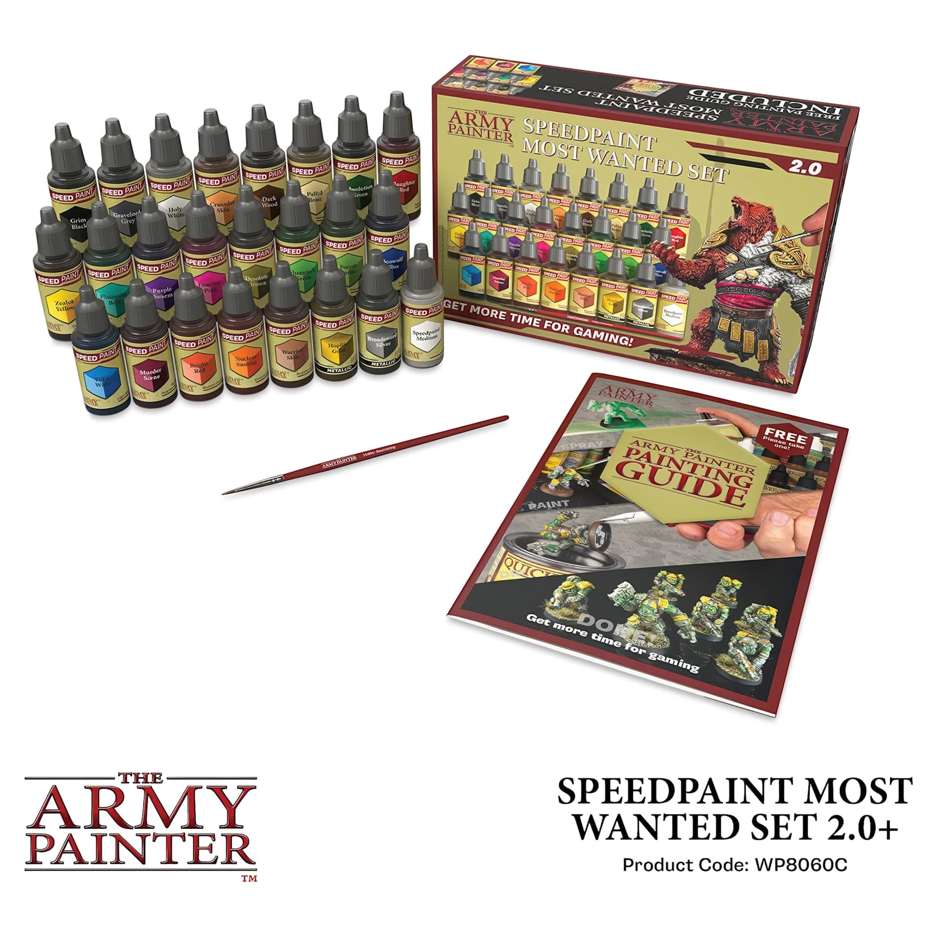 The Army Painter. Speedpaint Most Wanted Set 2.0+ Product Code: WP8060C