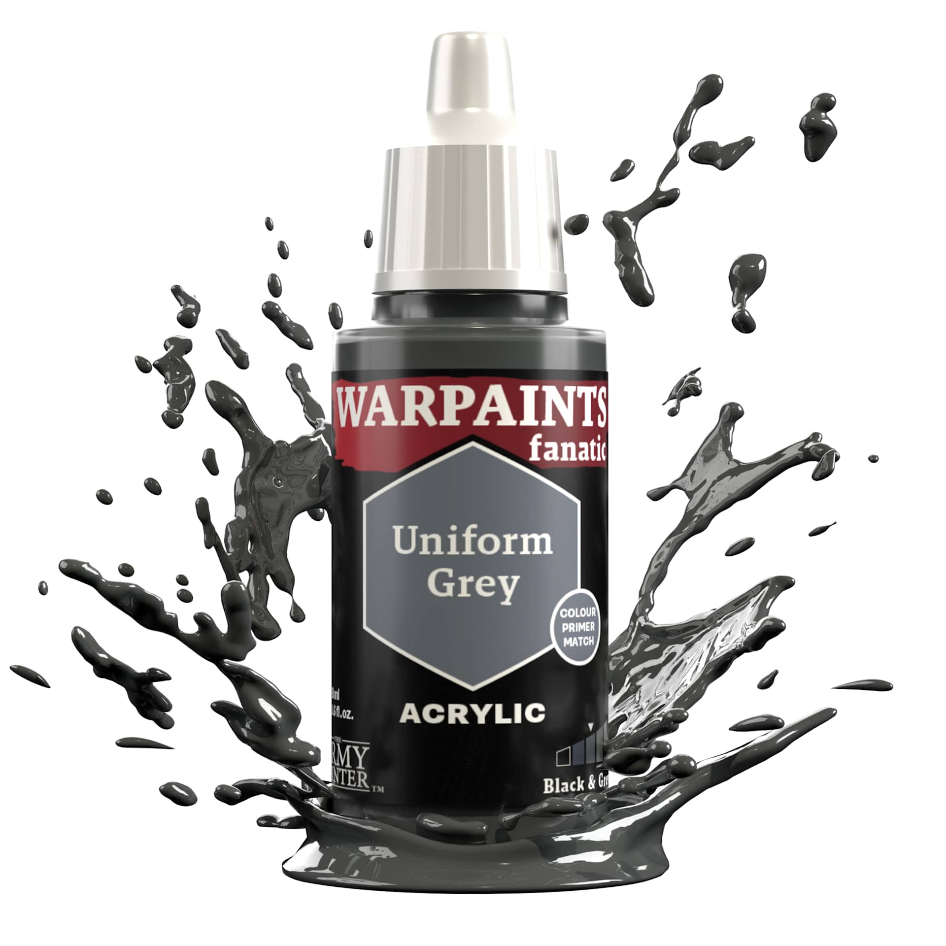 The Army Painter Warpaint Fanatics Acrylic Paint - Uniform Grey