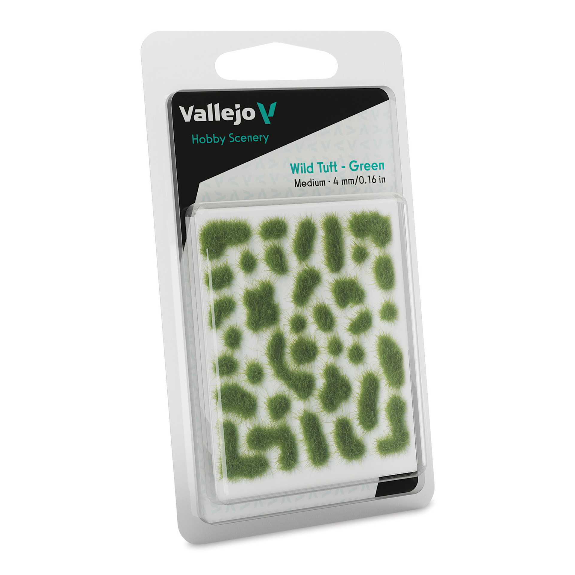 Vallejo Scenery Wild Tufts - Green Tufts, 4 mm in package