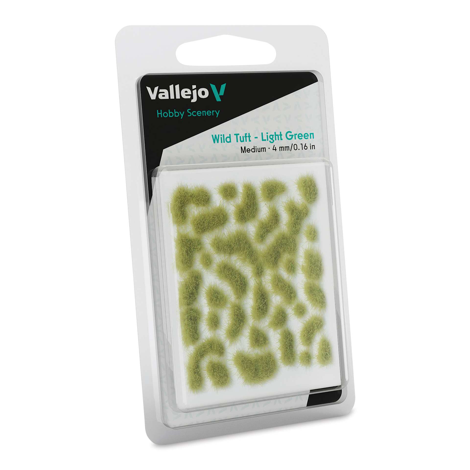 Vallejo Scenery Wild Tufts - Light Green Tufts, 4 mm in package