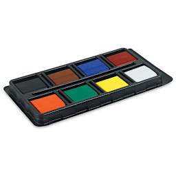 Alphacolor Biggies - Set of 8 colors, with tray
