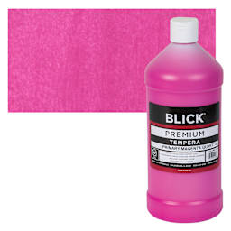 Blick Premium Grade Tempera - Primary Magenta, Quart and swatch