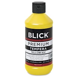 Blick Premium Grade Tempera - Yellow, 8 oz bottle