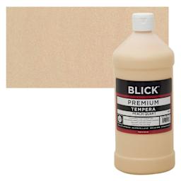 Blick Premium Grade Tempera - Peach, Quart and swatch