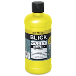 Blick Student Tempera Paint - Yellow, 16 oz bottle