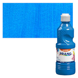 Prang Ready-To-Use Tempera Paint - Turquoise, 16 oz bottle and swatch