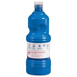 Back of Prang Ready-To-Use Tempera Paint - Turquoise, 32 oz bottle