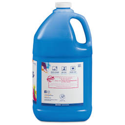 Back of Prang Ready-To-Use Tempera Paint - Turquoise, Gallon