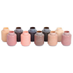 Crayola Colors of the World Washable Project Paint - Set of 10 colors, 2 oz Bottles with lids removed