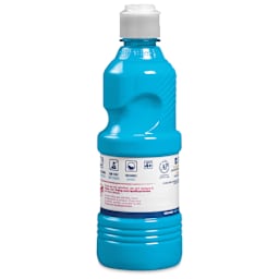 Prang Ready-To-Use Washable Tempera Paint - Turquoise, 16 oz bottle back of bottle
