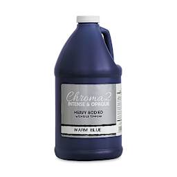 Chroma 2 Washable Tempera - Warm Blue, 67.7 oz