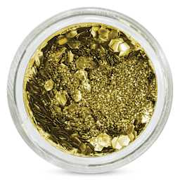 Snazaroo Bio Glitter Kit - Gold (Close-up of Glitter)