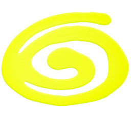 Primo Tempera Paint - Fluorescent Yellow swatch