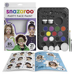 Snazaroo Face Paints - Ultimate Party Pack, Set of 21