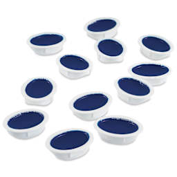Prang Watercolor Refills - Square, pkg of 12 Blue, Half Pans