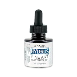 Dr. Ph. Martin's Hydrus Fine Art Liquid Watercolors - Paynes Grey, 1 oz bottle