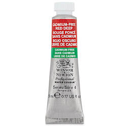 Winsor & Newton Professional Watercolor - Cadmium-Free Red Deep, 5 ml tube