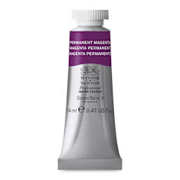 Winsor & Newton Professional Watercolor - Permanent Magenta, 14 ml tube