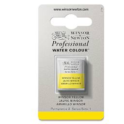 Winsor & Newton Professional Watercolor - Winsor Yellow, Half Pan