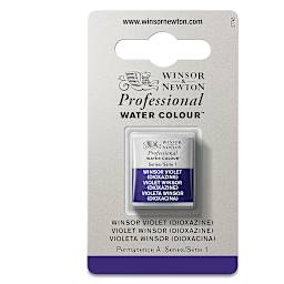 Winsor & Newton Professional Watercolor - Winsor Violet, Half Pan