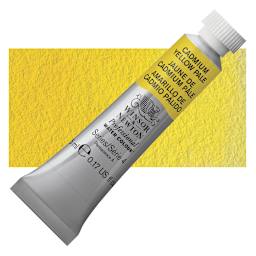Winsor & Newton Professional Watercolor - Cadmium Yellow Pale, 5 ml Tube and swatch