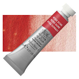 Winsor & Newton Professional Watercolor - Rose Doré , 5 ml Tube and swatch