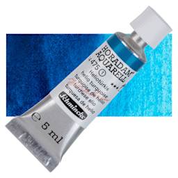 Schmincke Horadam Aquarell Watercolor - Helio Turquoise, 5 ml tube and swatch