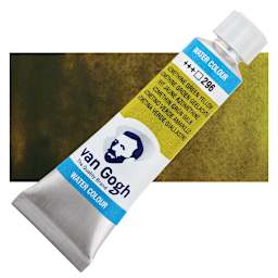 Van Gogh Watercolor - Azomethine Green Yellow, 10 ml tube and swatch