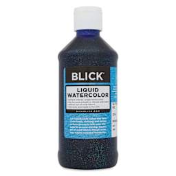 Blick Liquid Watercolors - Glitter Blue, 8 oz