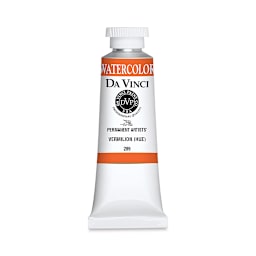 Da Vinci Artists' Permanent Watercolor - Vermilion Hue, 37 ml tube