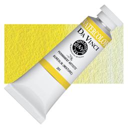 Da Vinci Artists' Permanent Watercolor - Aureolin Mix, 37 ml tube and swatch